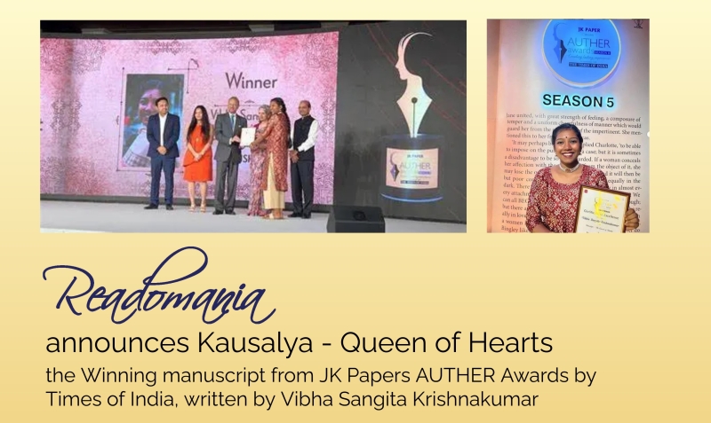 Readomania announces Kausalya - Queen of Hearts
